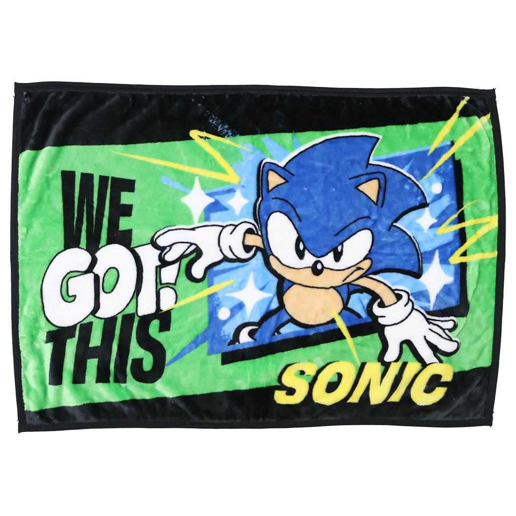 ソニック ひざ掛け毛布 ブランケット シャイニングソニック