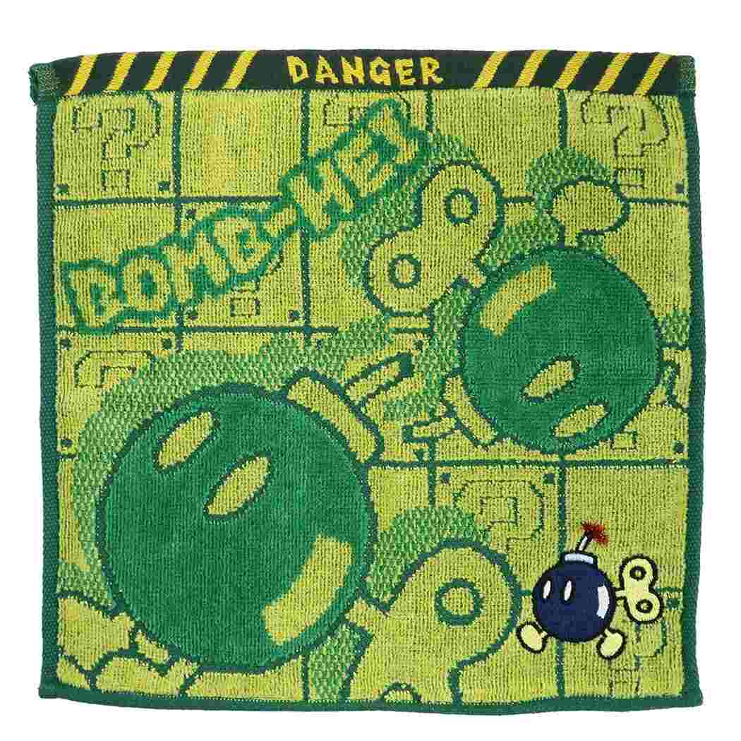 スーパーマリオミニタオルジャガードハンカチタオルパチパチボム兵nintendo丸眞25×25cmプレゼントキャラクターグッズ通販シネマコレクション