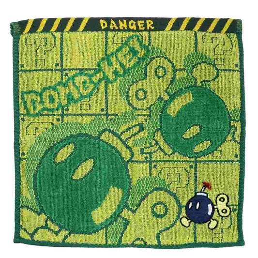 スーパーマリオミニタオルジャガードハンカチタオルパチパチボム兵nintendo丸眞25×25cmプレゼントキャラクターグッズ通販シネマコレクション