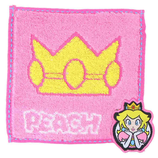 スーパーマリオ ミニミニタオル まめタオル ピーチ 丸眞 抗菌防臭 プチタオル ミニハンカチ キャラクター グッズ メール便可 シネマコレクション
