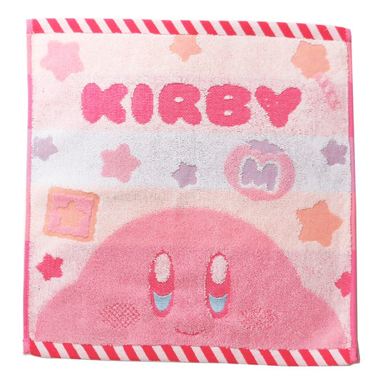 星のカービィハンドタオルジャガードウォッシュタオルふんわりKirbynintendo丸眞34×36cm汗拭きタオルキャラクターグッズ通販シネマコレクション