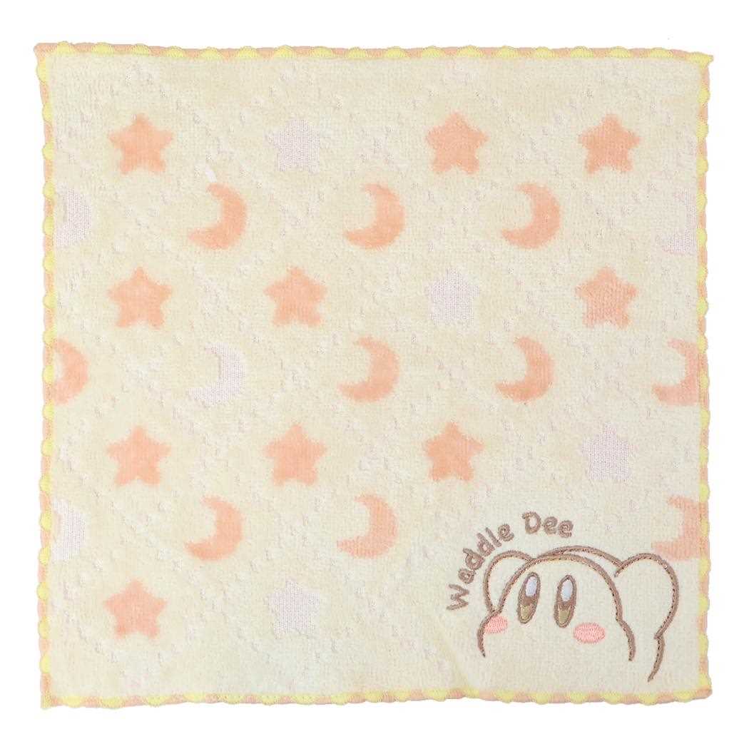 星のカービィ ミニタオル ハンカチタオル オーガニックコットン パステルワドルディ 丸眞 抗菌防臭 シャーリング マジックメロー 刺しゅう キャラクター グッズ メール便可 シネマコレクション