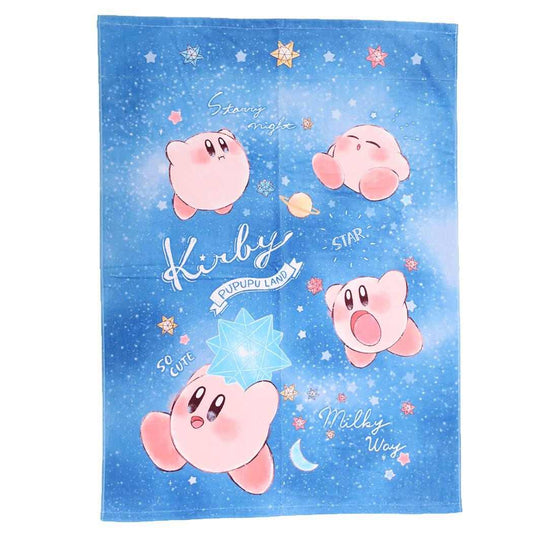 星のカービィ キッズタオルケット お昼寝ケット コットンキャンディ 星屑 丸眞 子供用夏用寝具 ビッグタオル キャラクター グッズ シネマコレクション