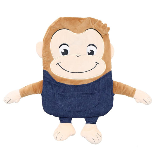 おさるのジョージ ゆたんぽ カバー付き湯たんぽ ぽっかりフェイス 丸眞 ウォーマー雑貨 絵本キャラクター グッズ シネマコレクション