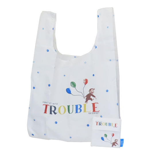 おさるのジョージ エコバッグ ショッピングバッグ 知りたがりやのこざる 丸眞 お買い物かばん 絵本キャラクター グッズ メール便可 シネマコレクション