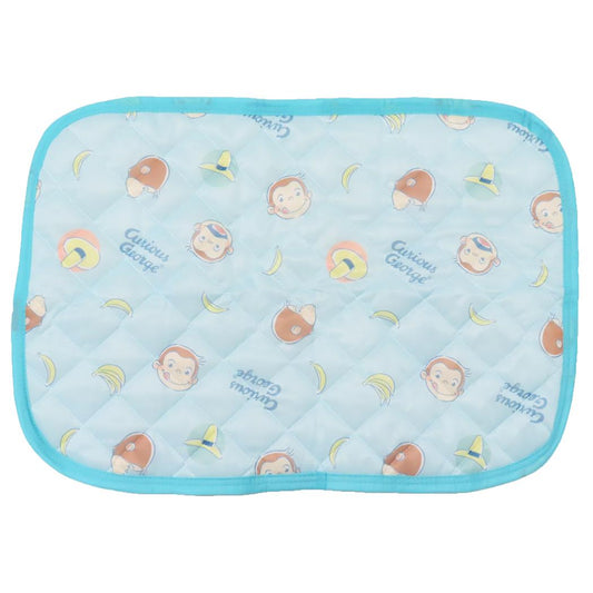 おさるのジョージ まくらカバー ひんやり枕パッド バナナスカイ 丸眞 接触冷感 サマー寝具 絵本キャラクター グッズ シネマコレクション
