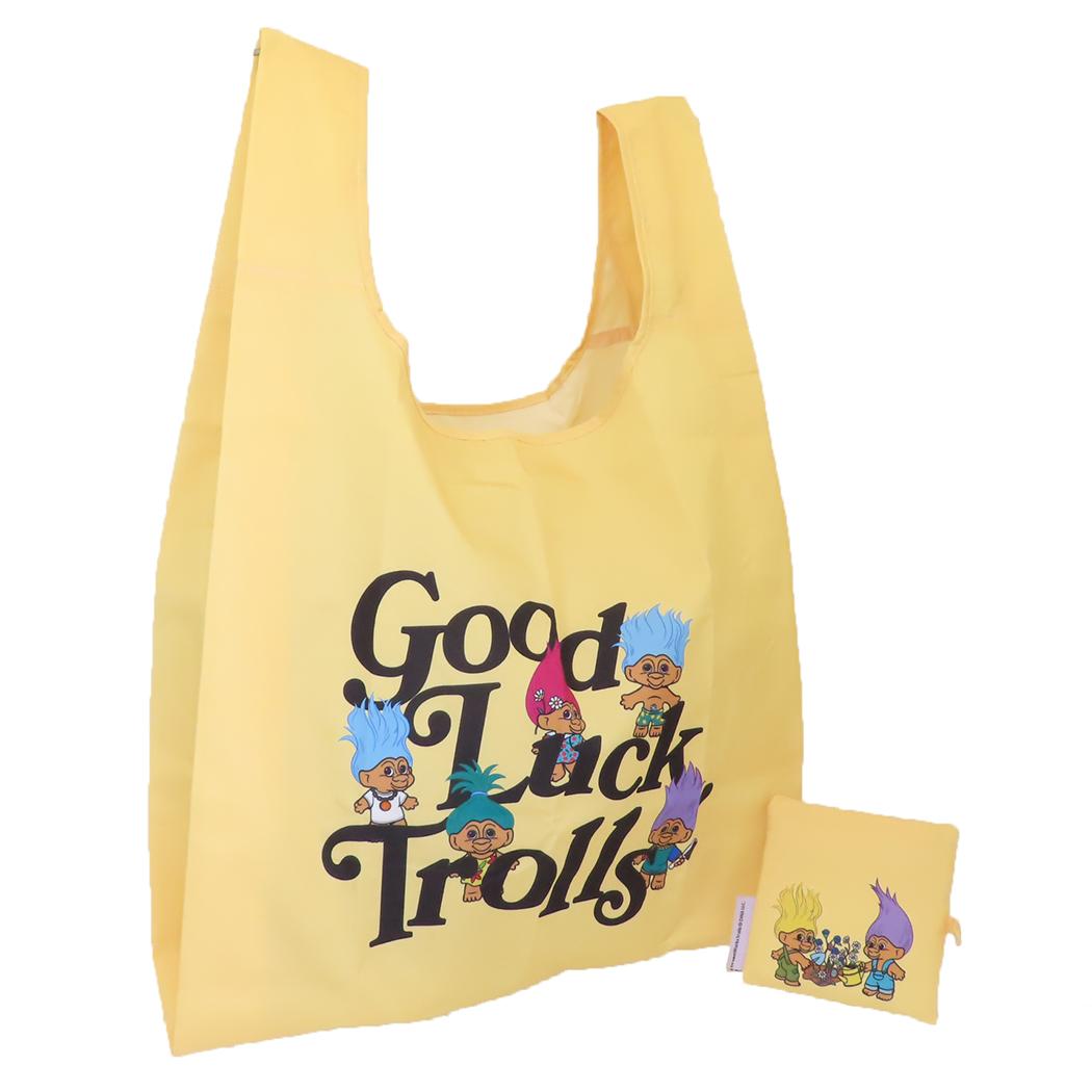 トロールズ エコバッグ 折りたたみショッピングバッグ グッドラックデイ 丸眞 お買い物かばん キャラクター グッズ メール便可 シネマコレクション