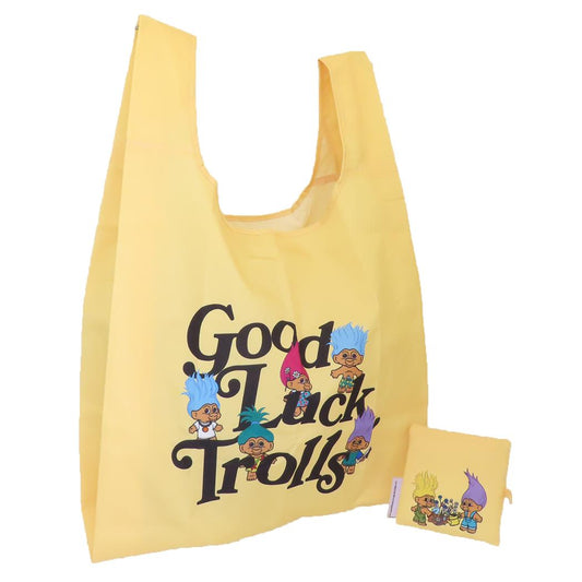 トロールズ エコバッグ 折りたたみショッピングバッグ グッドラックデイ 丸眞 お買い物かばん キャラクター グッズ メール便可 シネマコレクション
