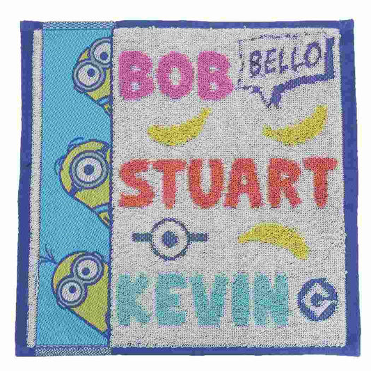 ミニオンズ ミニタオル ジャガードハンカチタオル プレイトゥギャザー ユニバーサル映画 丸眞 汗拭きタオル キャラクター グッズ メール便可 シネマコレクション