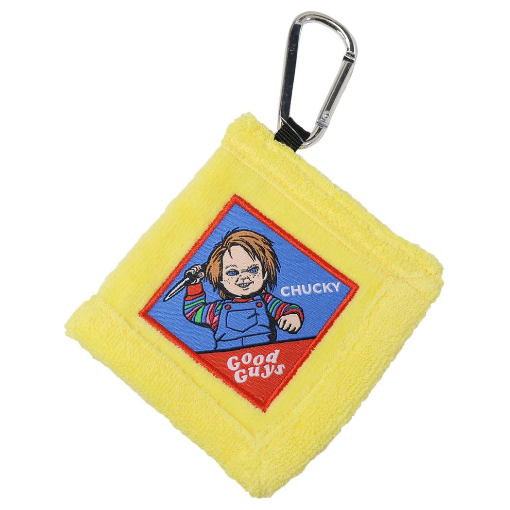 CHUCKY チャッキー ミニタオル クリーナータオルS クリーピーナイフ 丸眞 ゴルフ雑貨 映画キャラクター グッズ メール便可 シネマコレクション