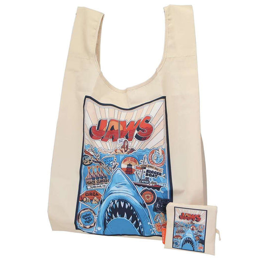 ジョーズ ショッピングバッグ エコバッグ シャークコミック 丸眞 お買い物かばん 映画キャラクター グッズ メール便可 シネマコレクション