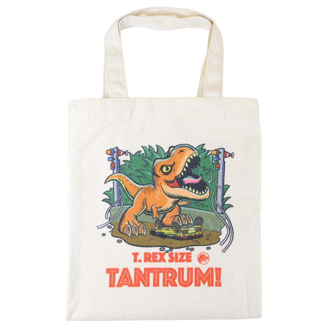 ジュラシックワールド 手提げかばん ミニトートバッグ タントラムダイナソー 恐竜