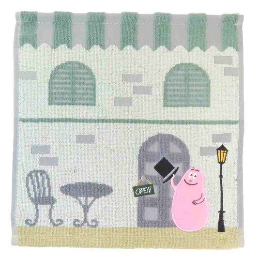 バーバパパ ミニタオル ジャガードハンカチタオル 小さな街の物語 BARBAPAPA 丸眞 汗拭きタオル キャラクター グッズ メール便可 シネマコレクション