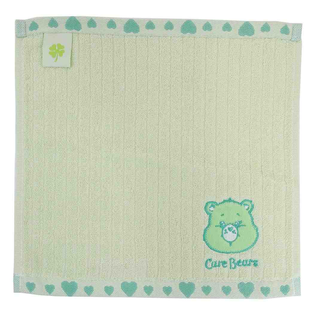 ケアベア ミニタオル ジャガードハンカチタオル グッドラックベア CareBears 丸眞 汗拭きタオル キャラクター グッズ メール便可 シネマコレクション