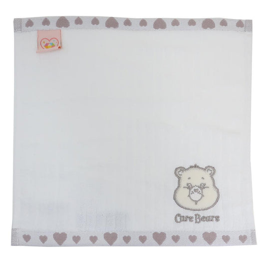 ケアベア ミニタオル ジャガードハンカチタオル スパークルハートベア CareBears 丸眞 汗拭きタオル キャラクター グッズ メール便可 シネマコレクション
