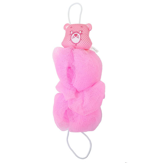 ケアベア ボディスポンジ 泡スポンジ 大 ビッグ チアベア CareBears 丸眞 泡立てネット キャラクター グッズ シネマコレクション