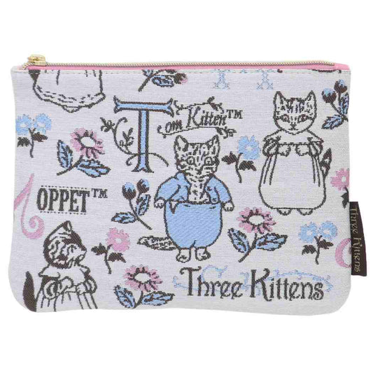 ピーターラビット コスメポーチ ジャガード織りポーチ ロイヤルキトゥンズ 丸眞 小物入れ 絵本キャラクター グッズ メール便可 シネマコレクション