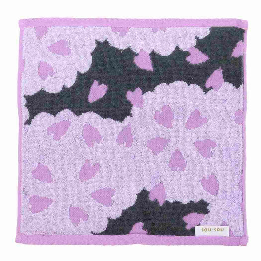 SOU SOU ハンドタオル ミニタオル 爛漫夜桜 丸眞 汗拭きタオル ギフト グッズ シネマコレクション