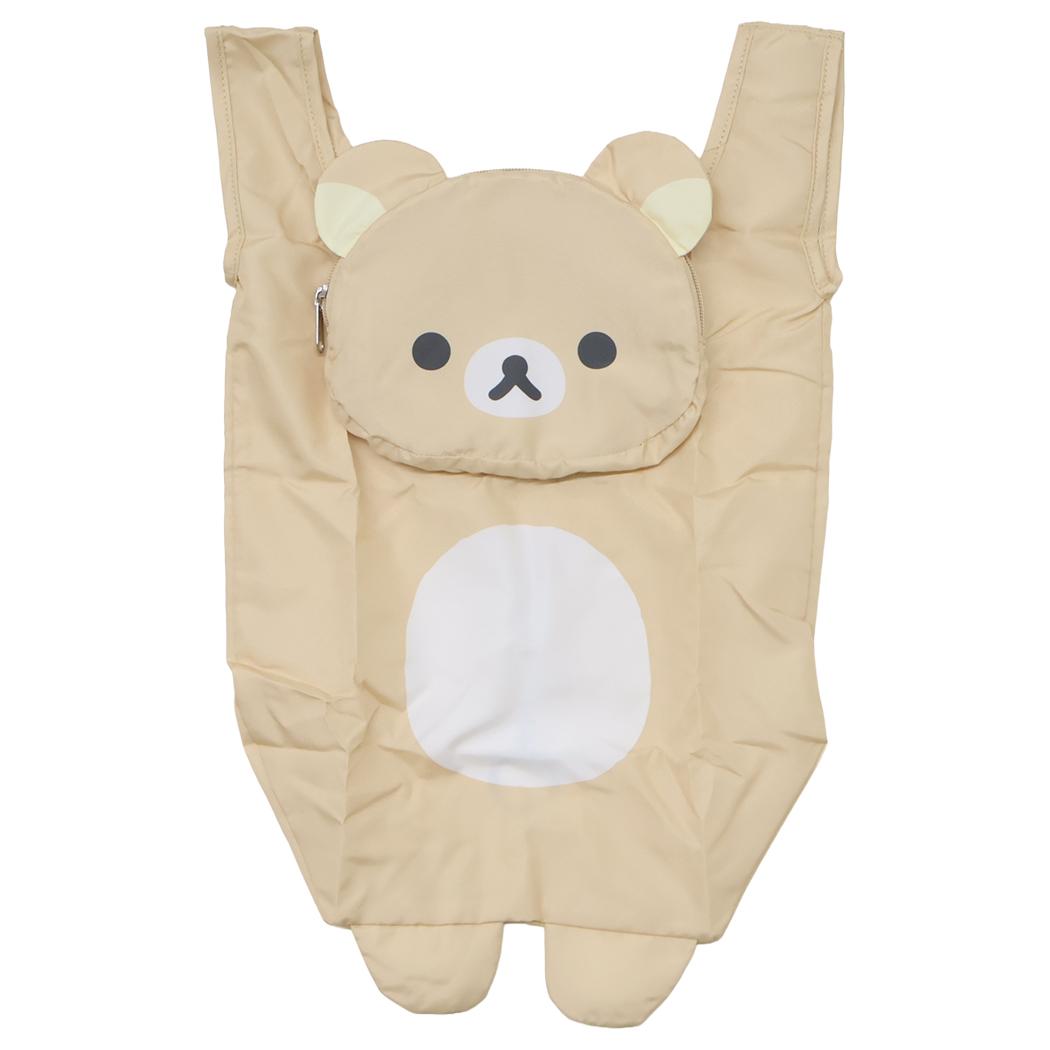 リラックマ ショッピングバッグ エコバッグ ぶらんとリラックマ サンエックス 丸眞 お買い物かばん キャラクター グッズ メール便可 シネマコレクション