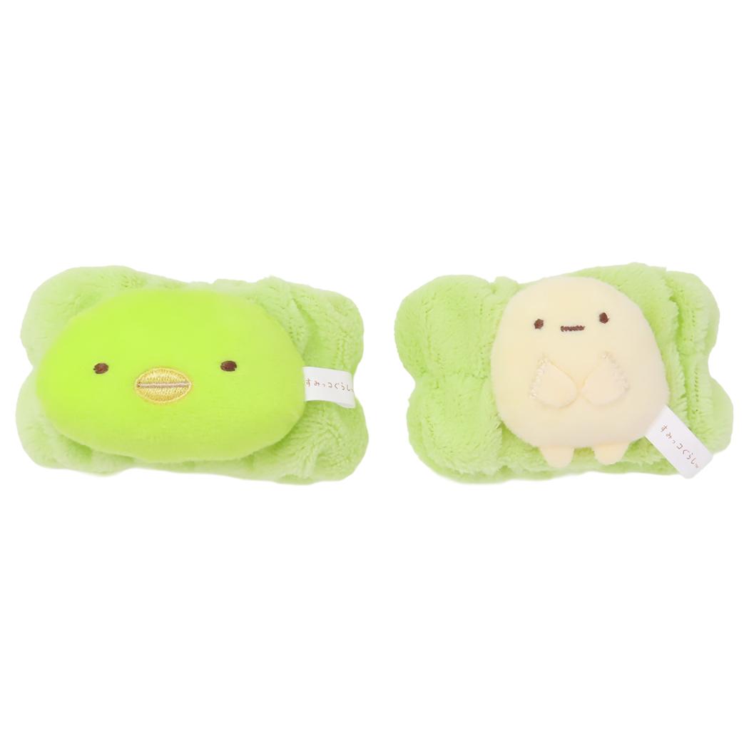 すみっコぐらし 生活雑貨 ウォッシュバンド ぺんぎん？ サンエックス 丸眞 吸水リストバンド 洗顔 袖濡れ防止 マイクロファイバー キャラクター グッズ シネマコレクション