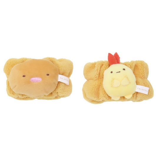 すみっコぐらし 生活雑貨 ウォッシュバンド とんかつ サンエックス 丸眞 吸水リストバンド 洗顔 袖濡れ防止 マイクロファイバー キャラクター グッズ シネマコレクション