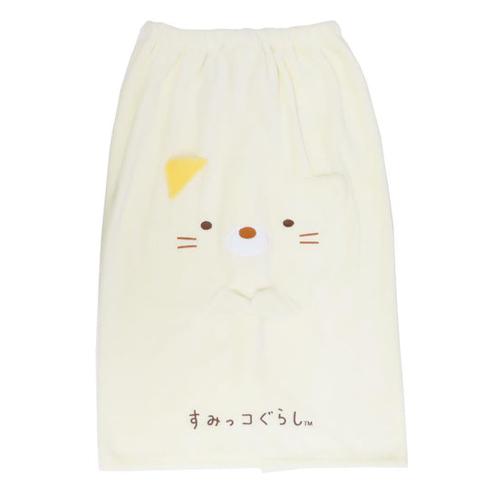 すみっコぐらし バスタオル 80丈マイクロマキタオル まきまきねこ サンエックス 丸眞 サマーレジャー用品 海 プール キャラクター グッズ シネマコレクション