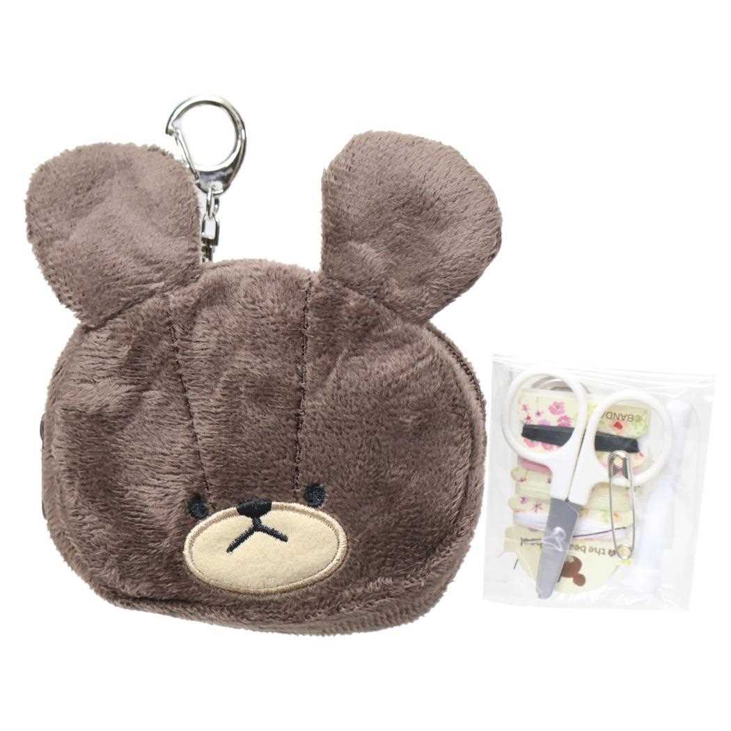 くまのがっこう 手芸用品 ソーイングキット ジャッキーフェイスポーチ ミササ 裁縫セット 緊急補修 絵本キャラクター グッズ メール便可 シネマコレクション