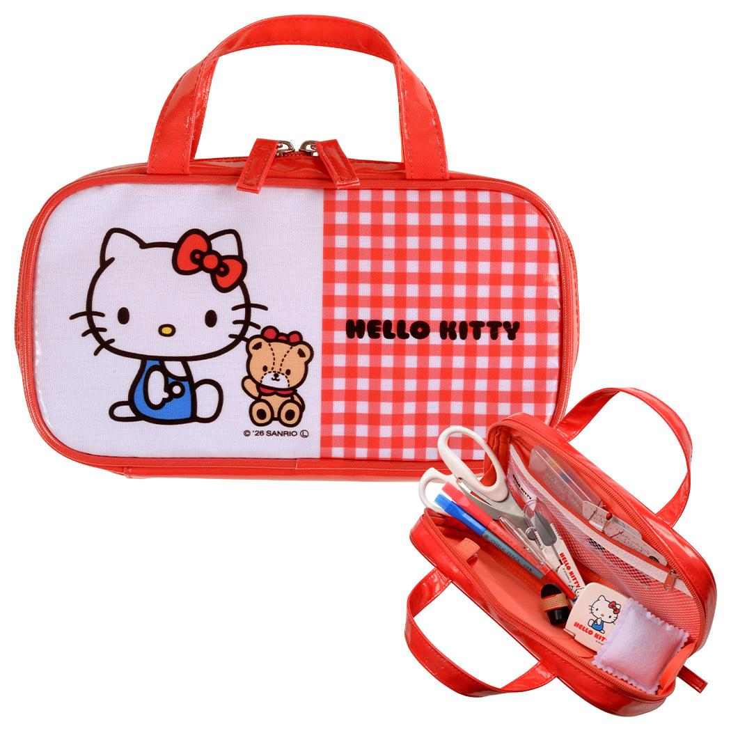 ハローキティ 手芸用品 ソーイングセット ファスナーバッグ サンリオ ミササ 裁縫セット キャラクター グッズ シネマコレクション