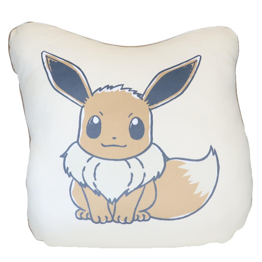 ポケットモンスター クッション ダイカットC イーブイ Daily sketch ポケモン MORIPiLO