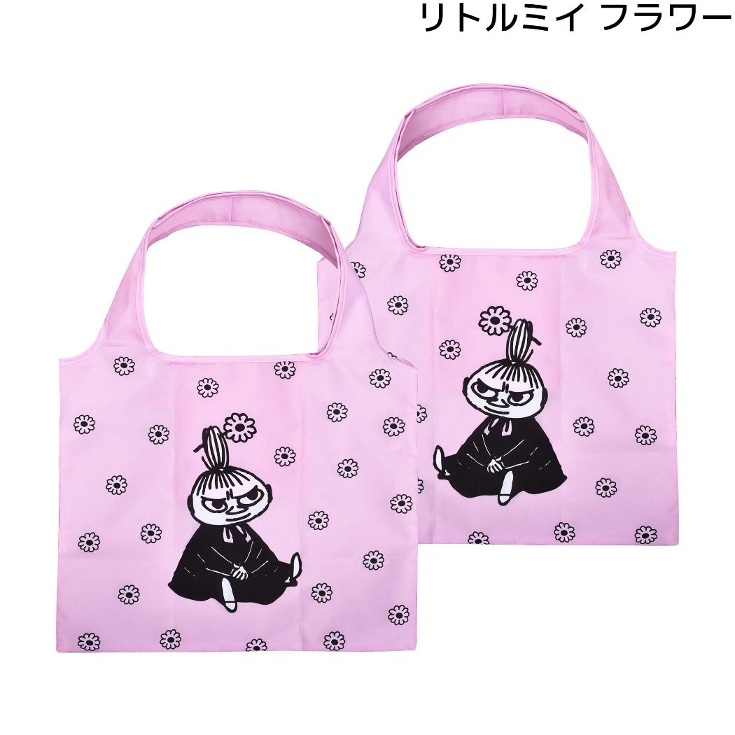 ムーミン エコバッグ ショッピングバッグ リトルミイ フラワー 北欧 ノルディックバディズジャパン