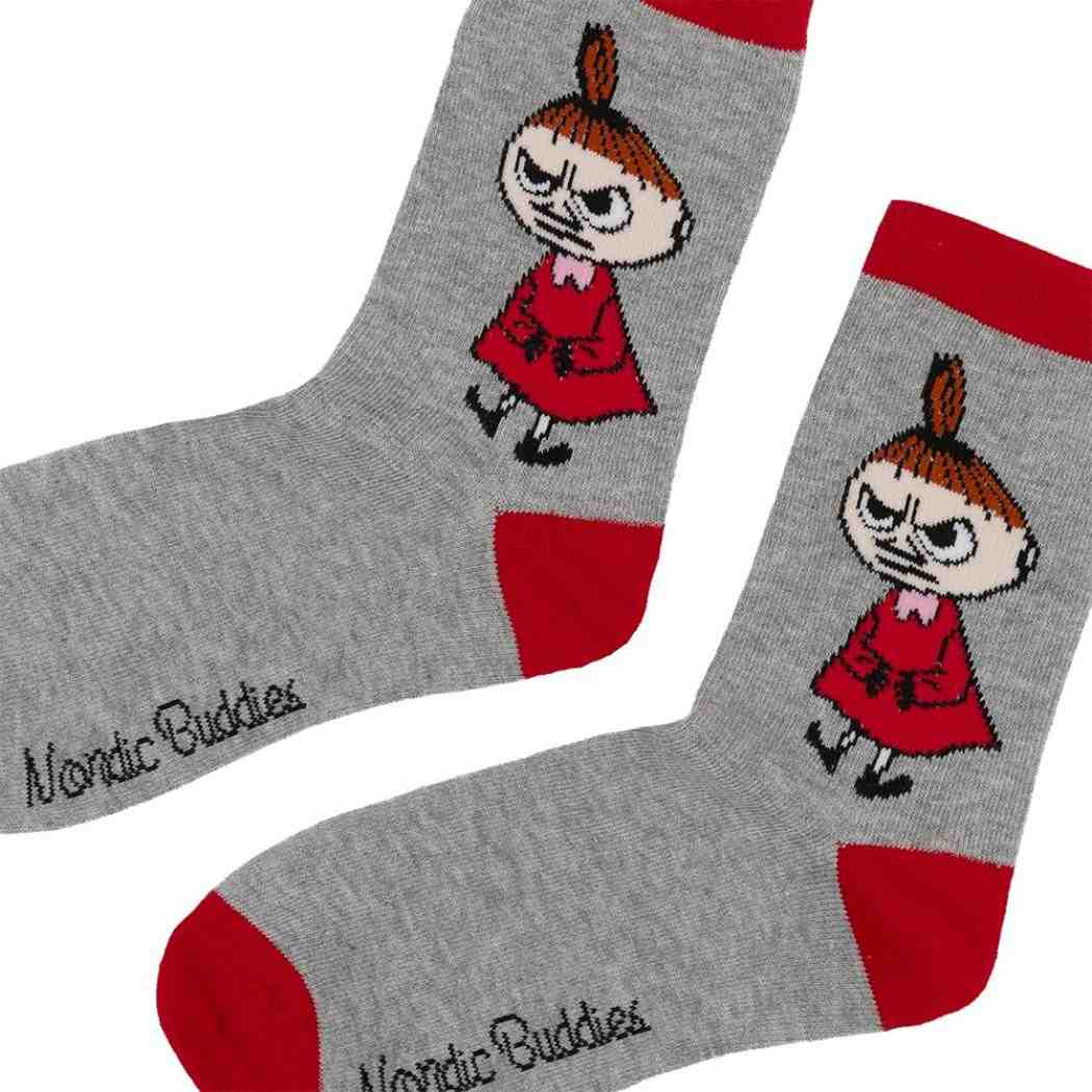 ムーミン 女性用 靴下 クラシックソックス リトルミイ おこりんぼ サイド 北欧 ノルディックバディズジャパン