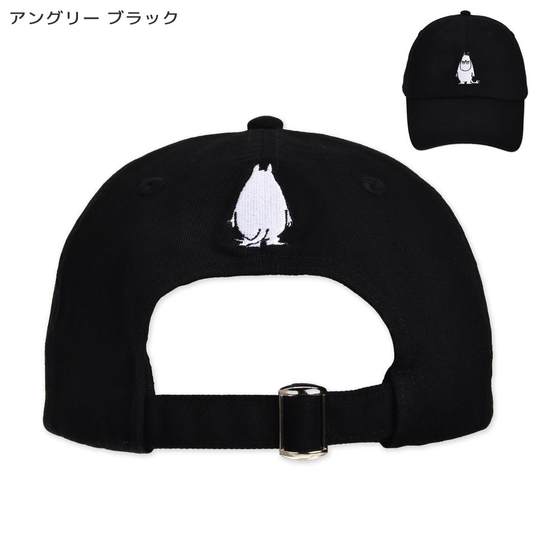 ムーミン 帽子 2サイド ダディキャップ アングリー ブラック 北欧 ノルディックバディズジャパン