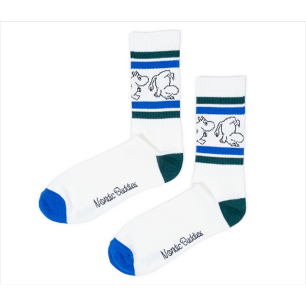 ムーミン 男性用 靴下 レトロソックス ハッピー 北欧 ノルディックバディズジャパン
