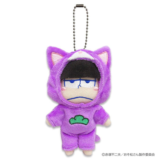 おそ松さん キーホルダー アニマルコス松 お着替えマスコット 一松 ネコ 内藤デザイン マスコットキーホルダー アニメキャラクター グッズ シネマコレクション