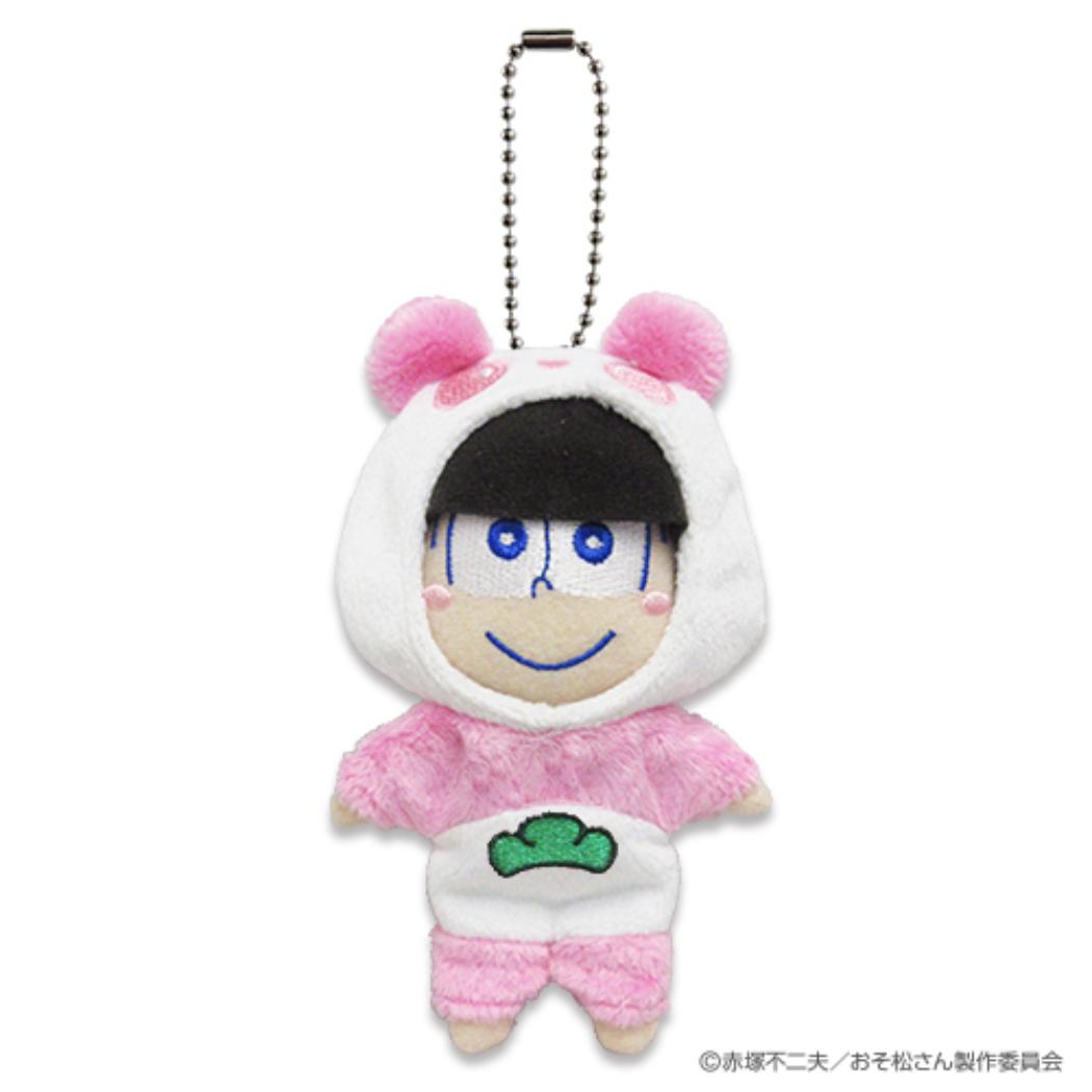 おそ松さん キーホルダー アニマルコス松 お着替えマスコット トド松 パンダ 内藤デザイン マスコットキーホルダー アニメキャラクター グッズ シネマコレクション