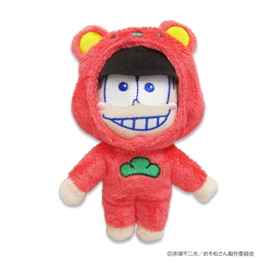 おそ松さん 磁石入り マスコット アニマルコス松 マグネットマスコット おそ松 クマ 内藤デザイン ミニぬいぐるみマグネット アニメキャラクター グッズ シネマコレクション