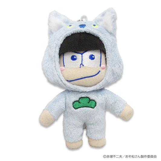 おそ松さん 磁石入り マスコット アニマルコス松 マグネットマスコット カラ松 オオカミ 内藤デザイン ミニぬいぐるみマグネット アニメキャラクター グッズ シネマコレクション