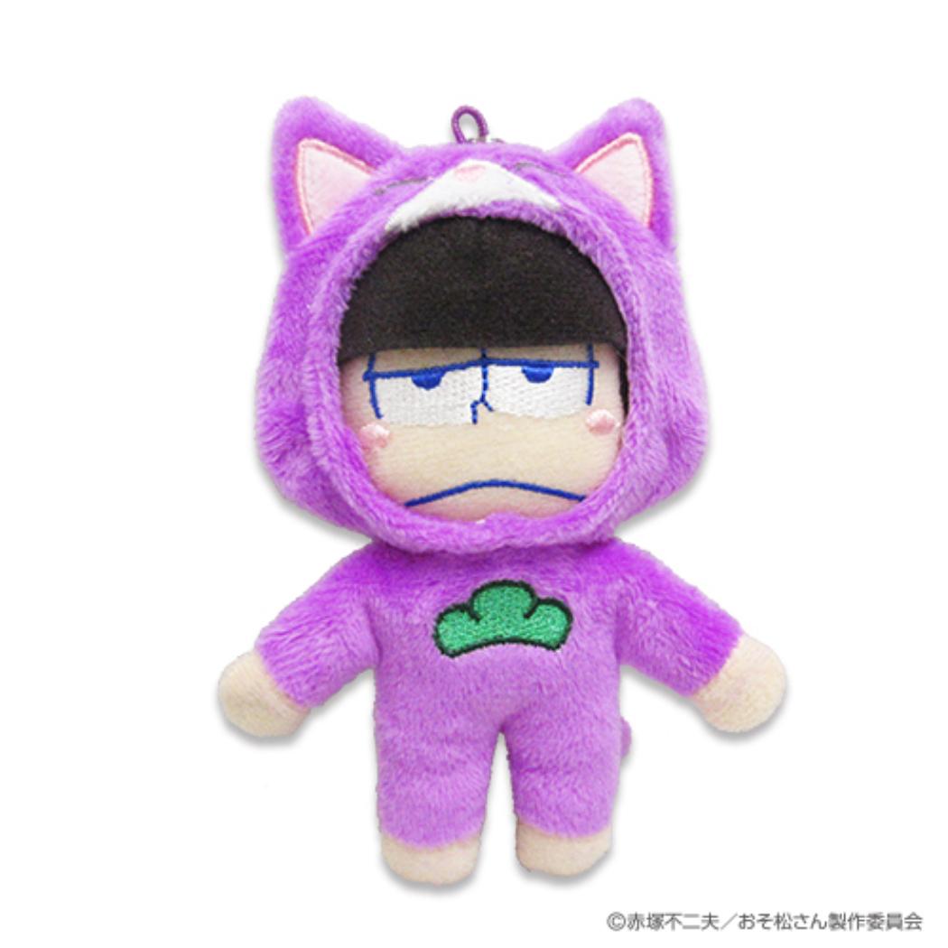 おそ松さん 磁石入り マスコット アニマルコス松 マグネットマスコット 一松 ネコ 内藤デザイン ミニぬいぐるみマグネット アニメキャラクター グッズ シネマコレクション