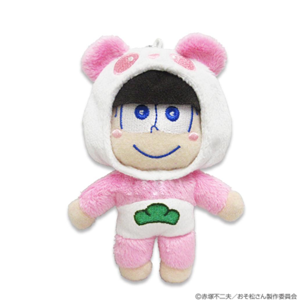 おそ松さん 磁石入り マスコット アニマルコス松 マグネットマスコット トド松 パンダ 内藤デザイン ミニぬいぐるみマグネット アニメキャラクター グッズ シネマコレクション