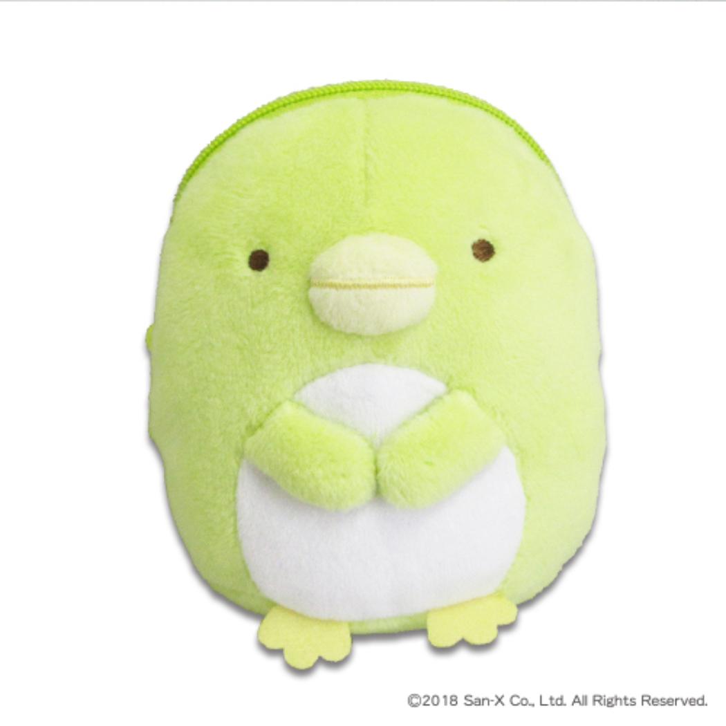 すみっコぐらし スマホアクセ スマピタ ぬいぐるみマスコット ぺんぎん？ サンエックス 内藤デザイン 小物入れ キャラクター グッズ シネマコレクション