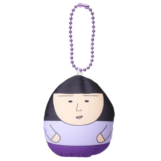 ちびまる子ちゃん キーホルダー ムニュ 野口さん 内藤デザイン マスコットキーホルダー アニメキャラクター グッズ メール便可 シネマコレクション