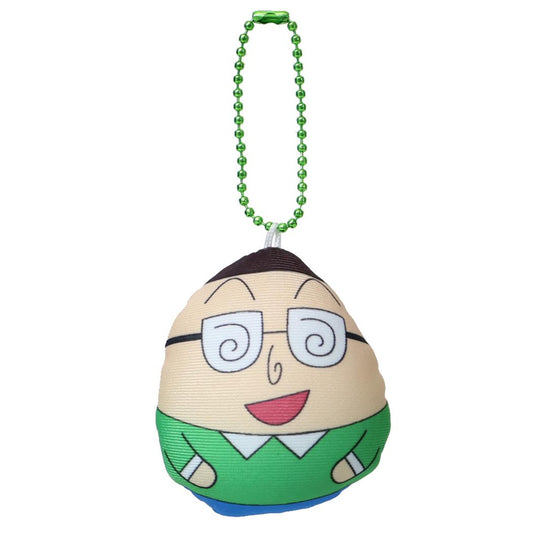 ちびまる子ちゃん キーホルダー ムニュ 丸尾くん 内藤デザイン マスコットキーホルダー アニメキャラクター グッズ メール便可 シネマコレクション