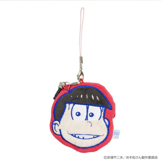 おそ松さん ミニポーチ イヤホン巻き松 ミニポーチ おそ松 内藤デザイン 有線イヤホン収納 アニメキャラクター グッズ メール便可 シネマコレクション