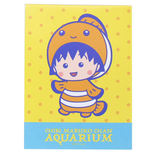 ちびまる子ちゃん メモ帳 メモパッド アクアリウム クマノミ 内藤デザイン 新学期準備文具 アニメキャラクター グッズ メール便可 シネマコレクション