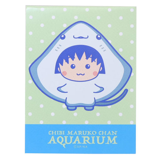 ちびまる子ちゃん メモ帳 メモパッド アクアリウム エイ 内藤デザイン 新学期準備文具 アニメキャラクター グッズ メール便可 シネマコレクション