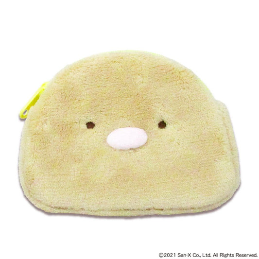 すみっコぐらし フェイスポーチ モフモフポーチ とんかつ サンエックス 内藤デザイン 小物入れ キャラクター グッズ メール便可 シネマコレクション