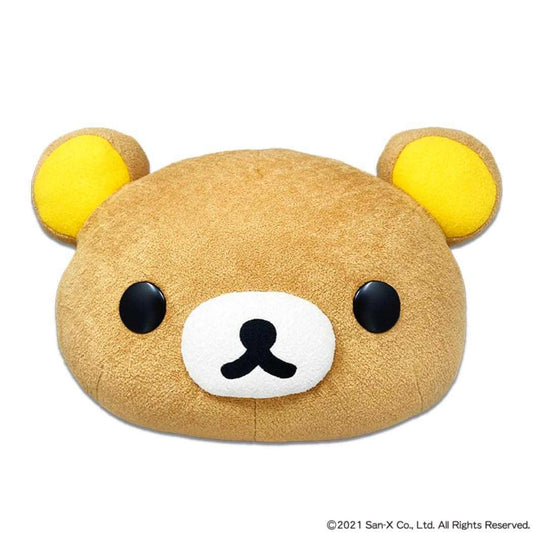 リラックマとカオルさん クッション フェイスクッション サンエックス 内藤デザイン インテリア キャラクター グッズ シネマコレクション