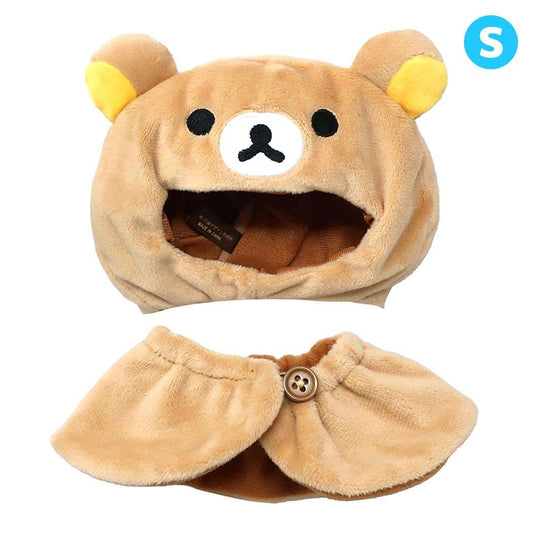 リラックマ 推し活アイテム プラッシュコスチューマー S サンエックス 内藤デザイン ぬいぐるみ用 ぬい活 キャラクター グッズ メール便可 シネマコレクション
