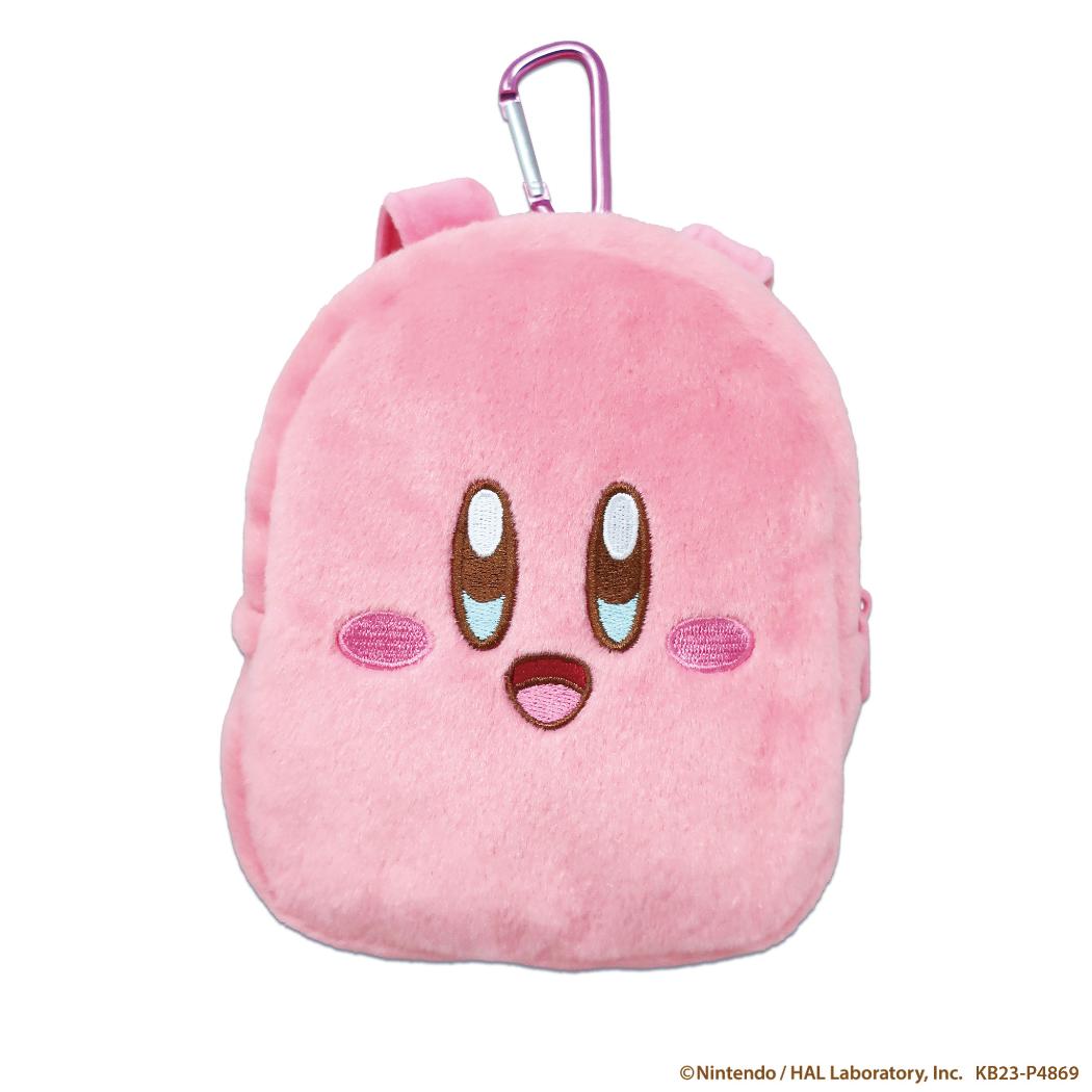 星のカービィ マルチミニポーチ リュック型スマホポーチ カラビナ付き えがお 内藤デザイン 小物入れ キャラクター グッズ シネマコレクション