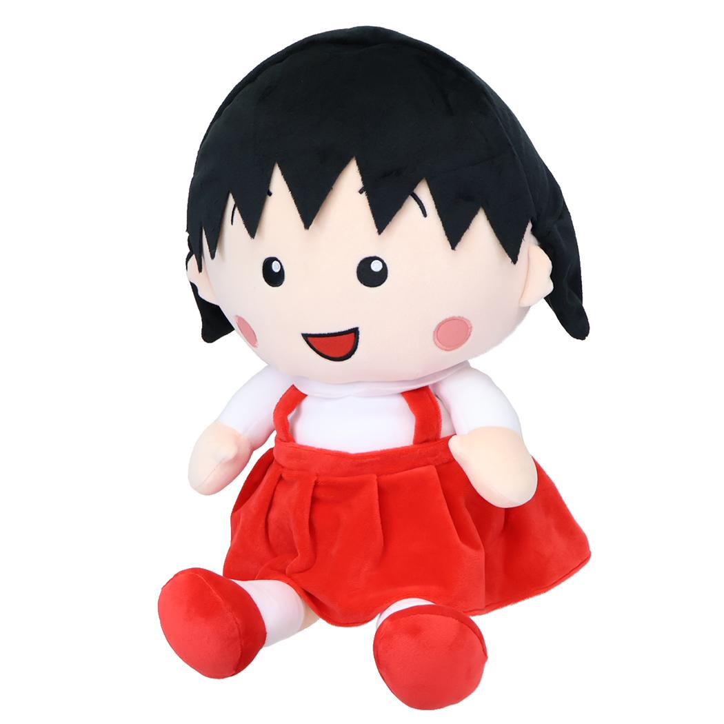 ちびまる子ちゃん プラッシュドール ふわふわぬいぐるみ L まる子 内藤デザイン 人形 ドール アニメキャラクター グッズ シネマコレクション